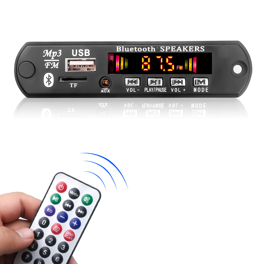 Mô Đun Giải Mã Âm Thanh Mp3 Bluetooth 5.0 Mp3 Wav Hỗ Trợ Thẻ Tf Usb / Sd