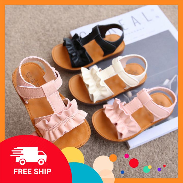 Mẫu mới 2021_Dép Sandal MG baby cho Bé Gái Đế mềm, chống trơn đính nơ xinh xắn_ Hàng đẹp