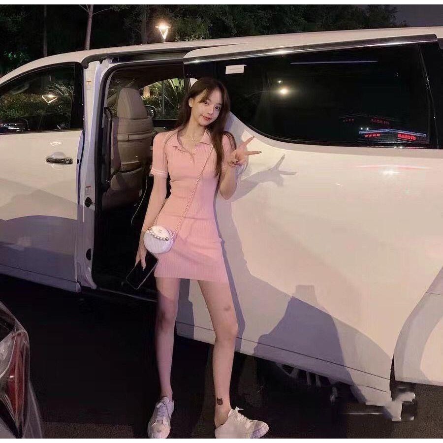 Đầm Dệt Kim Cổ Bẻ Thời Trang Đáng Yêu Cho Nữ | BigBuy360 - bigbuy360.vn