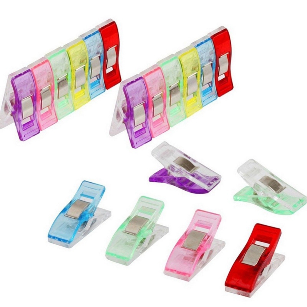 Bộ 10 kẹp nhựa tiện lợi cho thợ may