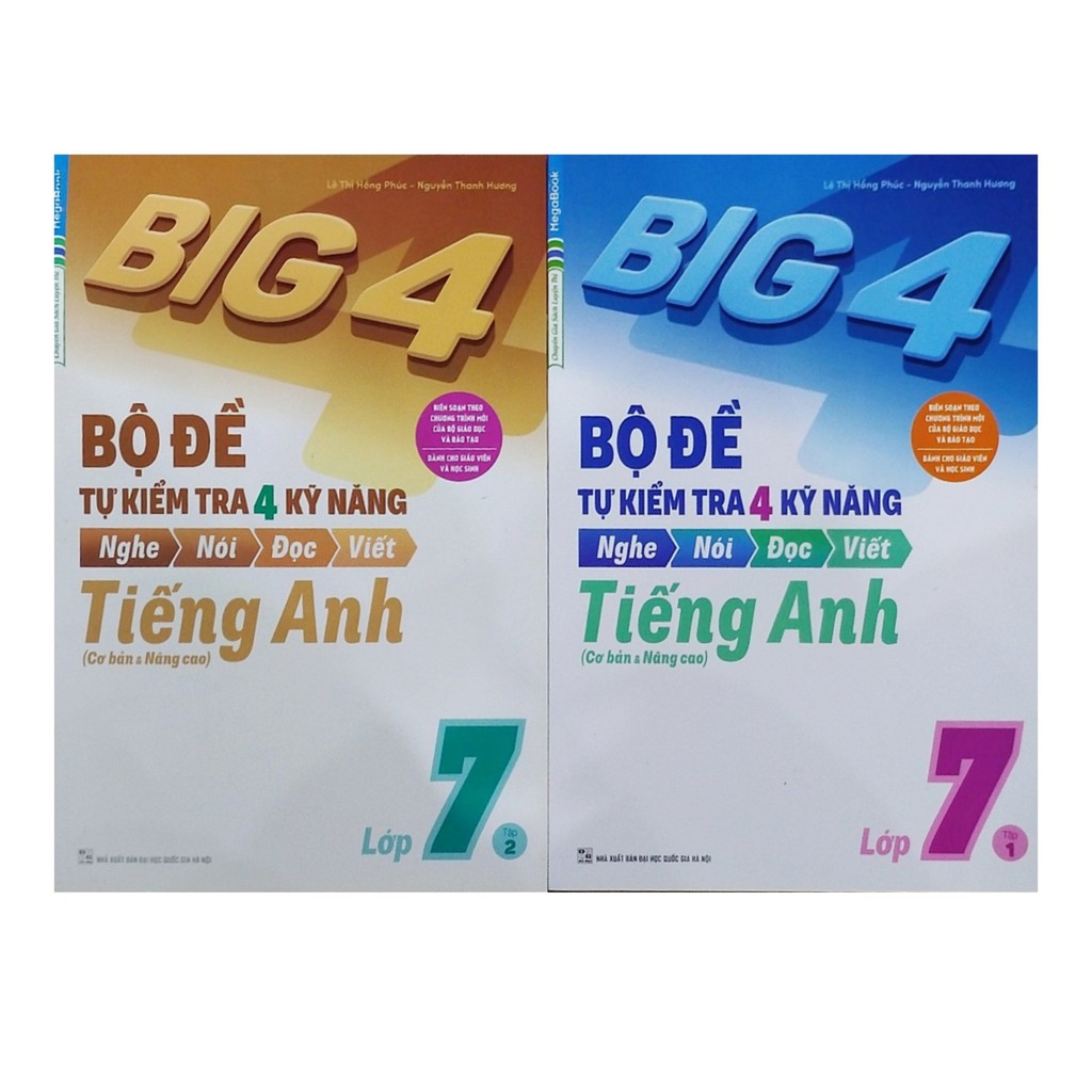 Sách - Big 4 bộ đề tự kiểm tra 4 kỹ năng tiếng anh lớp 7