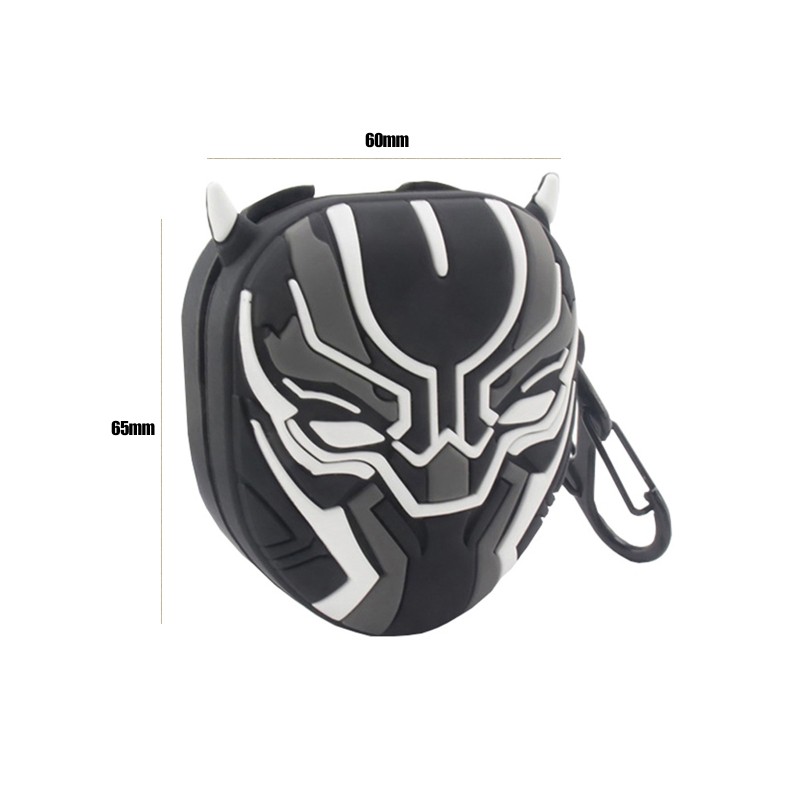 Vỏ bọc silicon bảo vệ hộp sạc tai nghe Galaxy Buds Live phong cách Black Panther