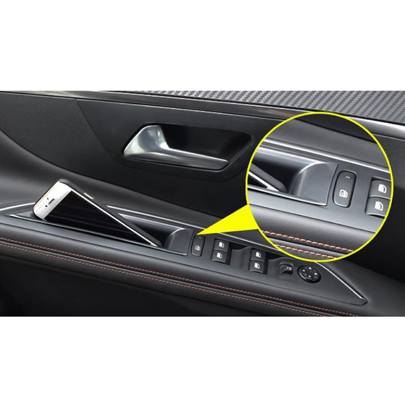 Khay Đựng Đồ Gắn Tay Vịn Ô Tô Peugeot 3008 Gt 5008 2016 2017 2018