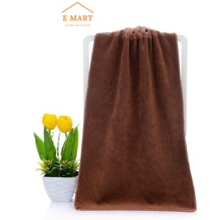 Khăn tắm spa loại đẹp nâu 70x140cm