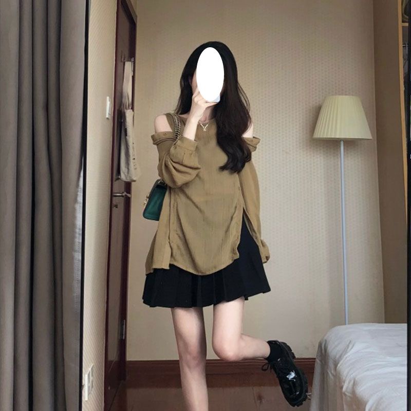 Áo Sơ Mi Nữ Mặc 2 Kiểu Phong Cách Hàn Quốc