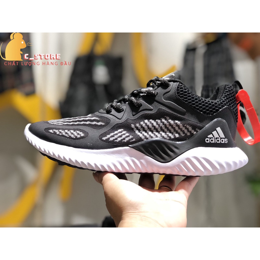 Giày thể thao nam nữ Adidas Alpha Bounch 2018 hàng chuẩn 1.1 chuyên dùng chạy bộ