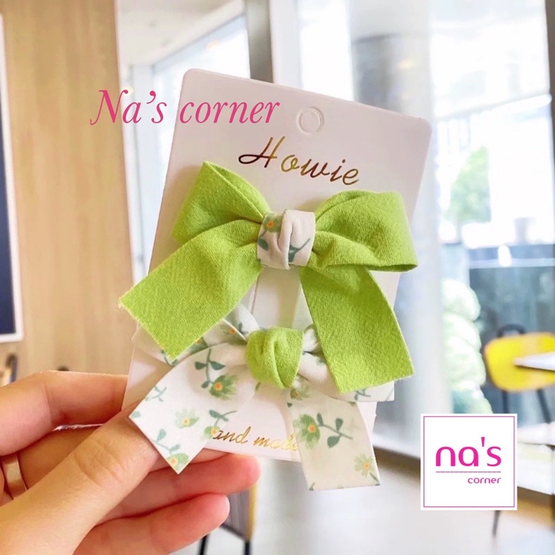Set 2 Kẹp tóc hình nơ xinh xắn dễ thương dành cho nữ