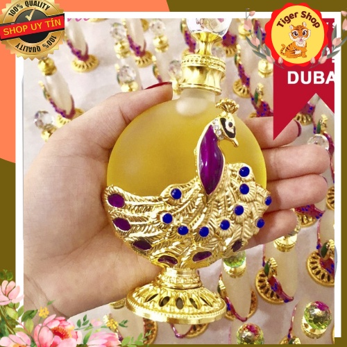 Siêu Sale Tinh Dầu Nước Hoa Mùi Dubai Công Phượng Hoàng Gold Chính Hãng Cao Cấp Cho Nữ Hình Con Công Vàng Dung Tích 35Ml