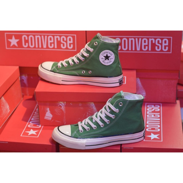 Giày Converse All Star 70s Màu Xanh Lá Đậm 100% Cao Cấp Thời Trang