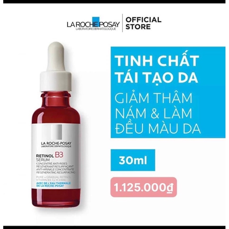 Serum B3 Dưỡng chất giúp giảm thâm nám và nếp nhăn trên da, làm đều màu da La Roche Posay