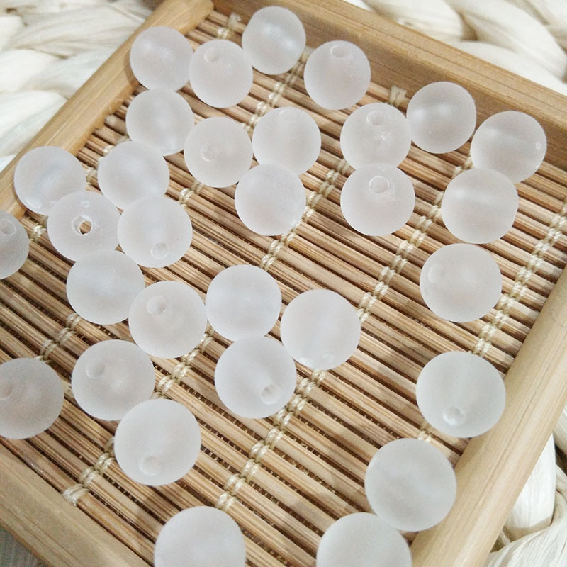 Set 100 Hạt Cườm Xỏ Lỗ 8mm Dùng Để Làm Trang Sức Thủ Công