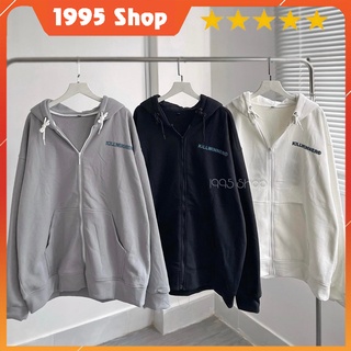 Áo hoodie zip, áo khoác nỉ form rộng nam nữ COMBOSURE (ảnh thật 1995 shop)