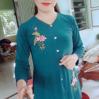 Bộ bà ba đi chùa chất đẹp