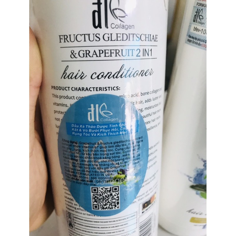 Cặp dầu gội xả bưởi bồ kết  dầu gội thảo dược