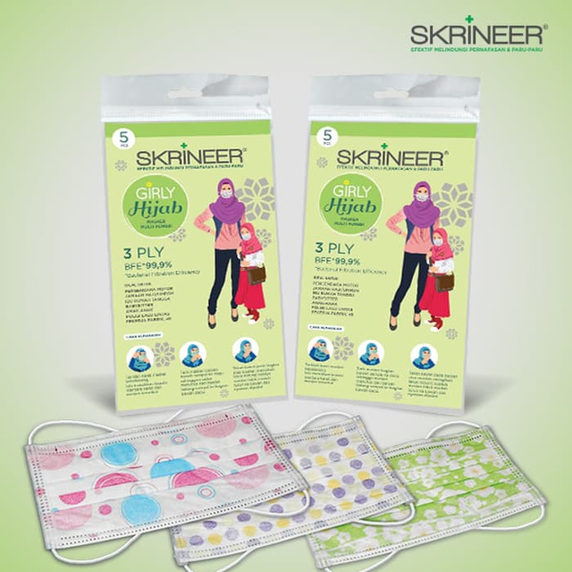 Skrineer (hàng Mới Về) Mặt Nạ Hijab 5 's | BigBuy360 - bigbuy360.vn