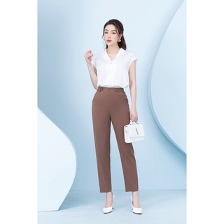Quần baggy nữ up to seconds 2 đai hông thời trang công sở e03221-pa0439
