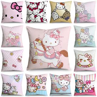 Vỏ Gối Polyester Chất Lượng Cao In Hình Hello Kitty