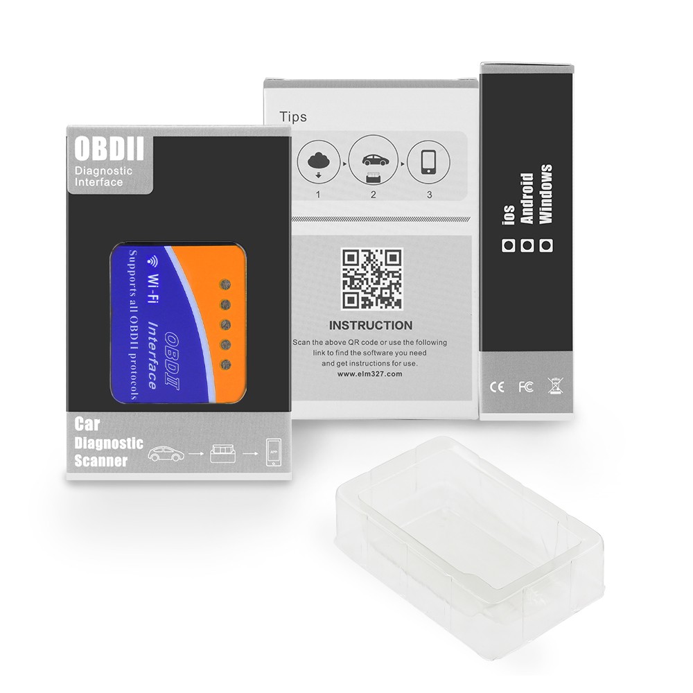 Thiết Bị Chẩn Đoán Lỗi ELM327 V1.5 PIC18F25K80 wifi OBD2 elm 327 wifi elm 327 V1.5 wifi OBD 2 OBD2 Dành Cho Ô Tô