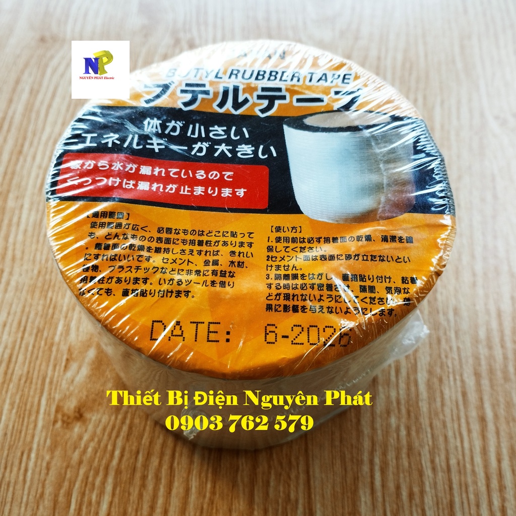 [Nguyên Phát] Băng Keo Chống Thấm, Keo Chống Dột Băng Keo Siêu Dính Nhật Bản Loại Rộng 10cm x Dài 5m