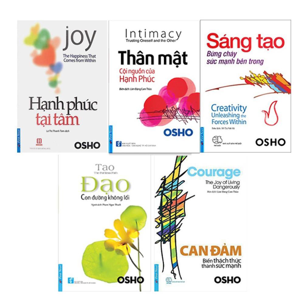 Sách - Combo 5 Cuốn Osho [First News]