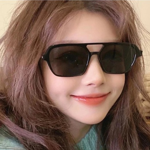 Kính mát nam nữ thời trang Kings chống UV400 - Mắt kính râm giáng vuông gọng kim loại hàn quốc GMT6132