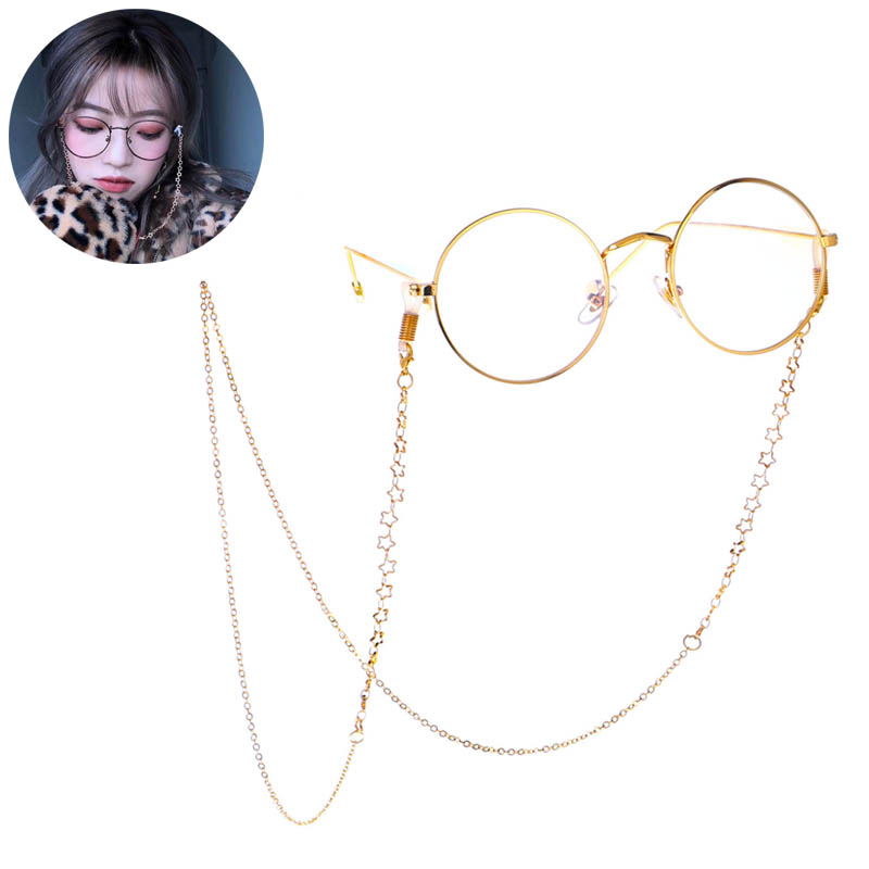 Dây Xích Kim Loại Giữ Mắt Kính Đeo Cổ Giá Đỡ