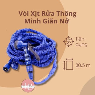 Vòi xịt rửa thông minh giãn nở 30m