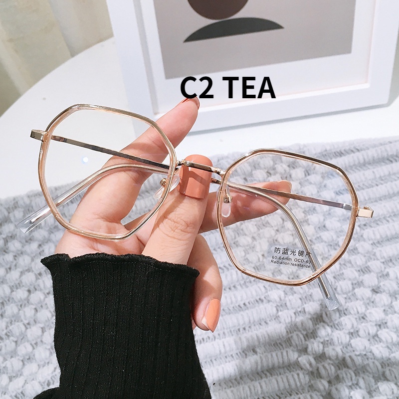 Mắt kính gọng kim loại chốn ánh sáng xanh cá tính