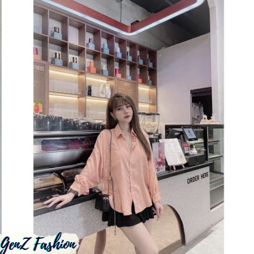 ⭕️ [CÓ HÌNH/VIDEO THẬT - HÀNG CAO CẤP] Áo Sơ Mi Đũi Nhiều Màu Dễ Phối Đồ_Mã CD053_GenZ Fashion