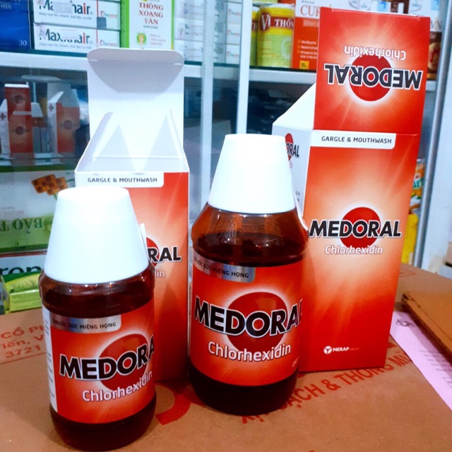 Nước súc miệng Medoral Merap chính hãng