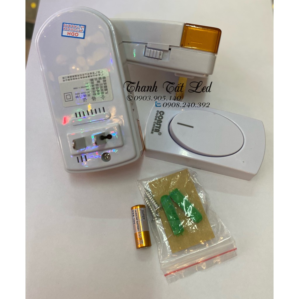 CHUÔNG CỬA ĐÔI SN-9688 KHÔNG DÂY KÊU TO - NS 9688 - Ns 9688 C đôi