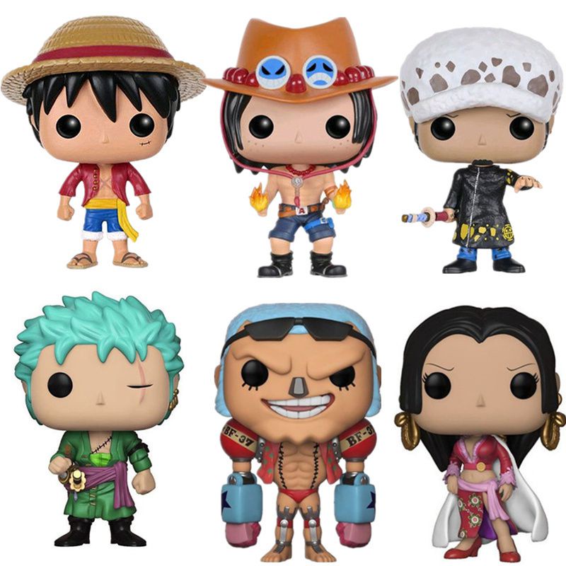 Đồ chơi mô hình FUNKO POP One Piece luffy law BROOK Buffed Chopper kèm hộp phù hợp làm quà tặng/ sưu tập