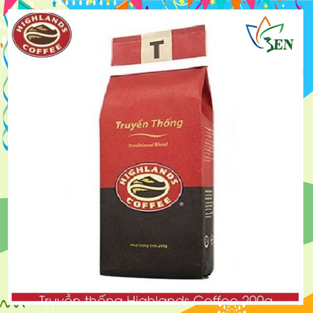 [SenXanh CAFE] Combo 2 gói Cà phê Rang xay Truyền thống Highland Coffee 200g | BigBuy360 - bigbuy360.vn