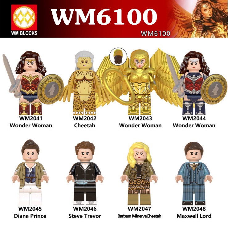 Đồ chơi lắp ráp Minifigures nhân vật siêu anh hùng WM6100