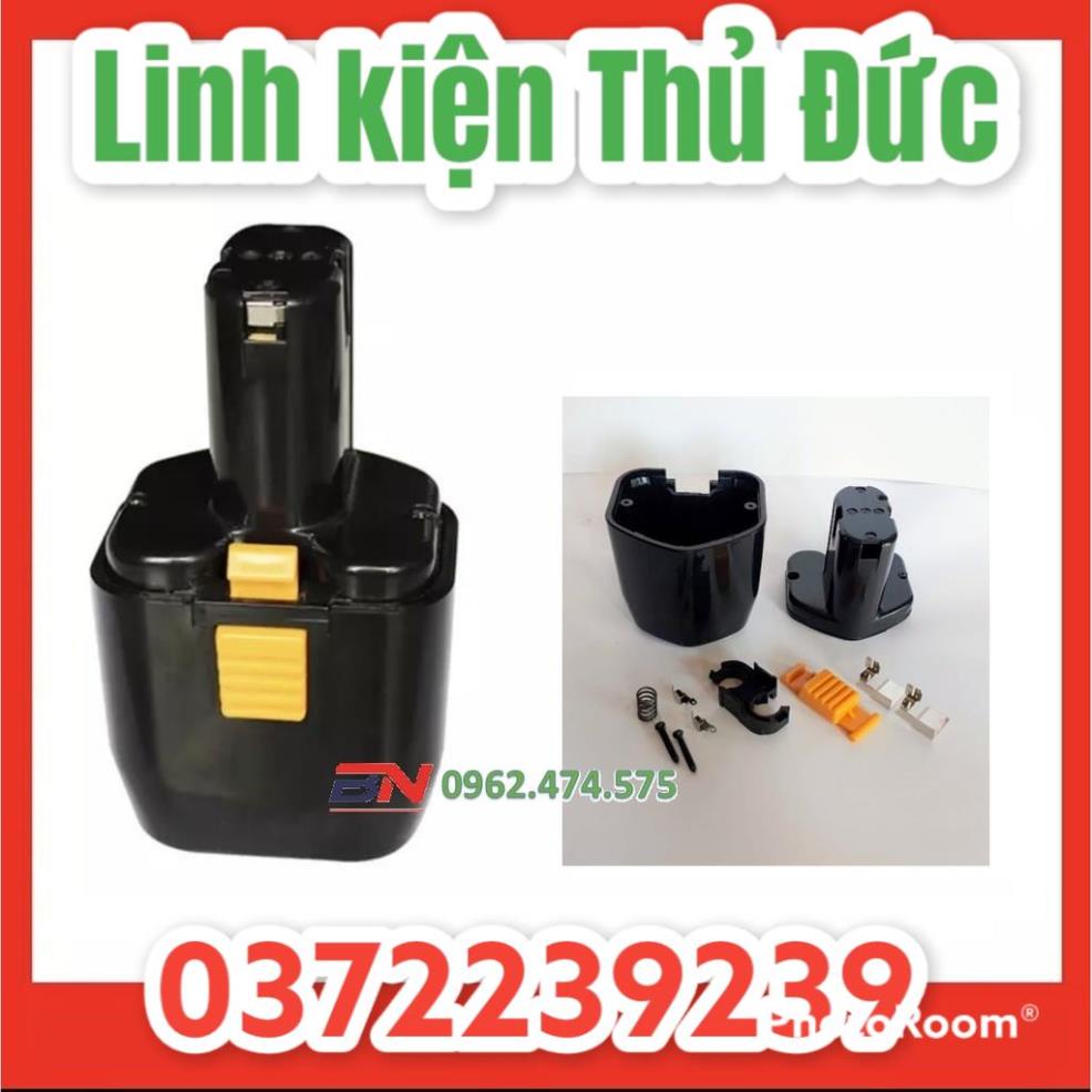 Lktd BN. Vỏ Pin Hitachi 12V Ni-Cd có tem , Vỏ Đứng Để 6 Cell 18650.