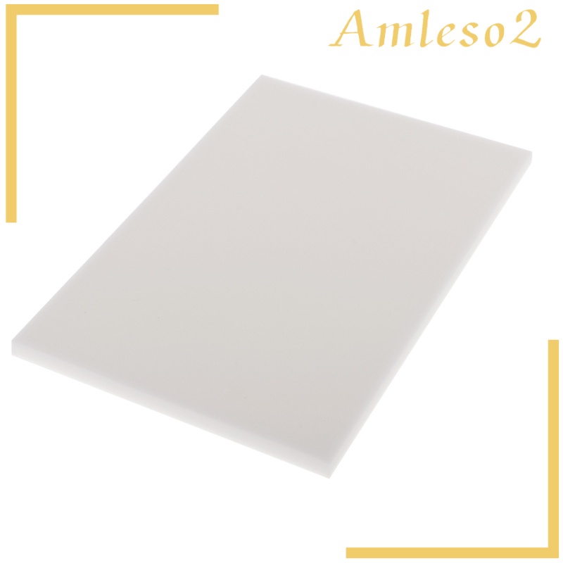Khối Cao Su Trắng 15x10x0.5cm Chạm Khắc Cho Con Dấu In