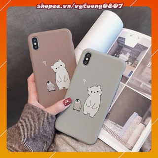 Ốp iphone cặp đôi gấu ngơ chấm hỏi đáng yêu ốp s.a.m.s.u.n.g o.p.p.o x.i.a.o.m.i v.i.v.o