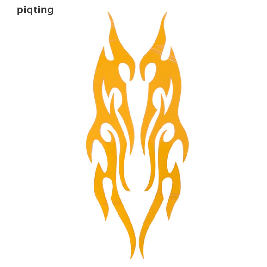 Miếng Dán Vinyl Hình Ngọn Lửa 3D Vui Nhộn Trang Trí Xe Hơi / Xe Tải / Laptop