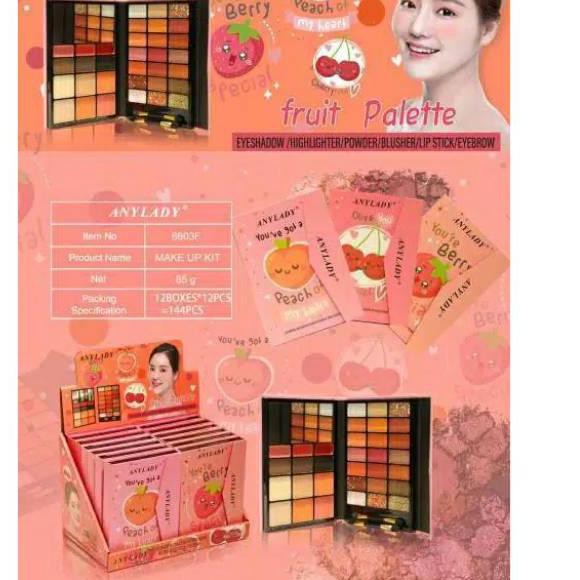(hàng Mới Về) Bảng Phấn Mắt Anylady Trái Cây No 8603f | BigBuy360 - bigbuy360.vn