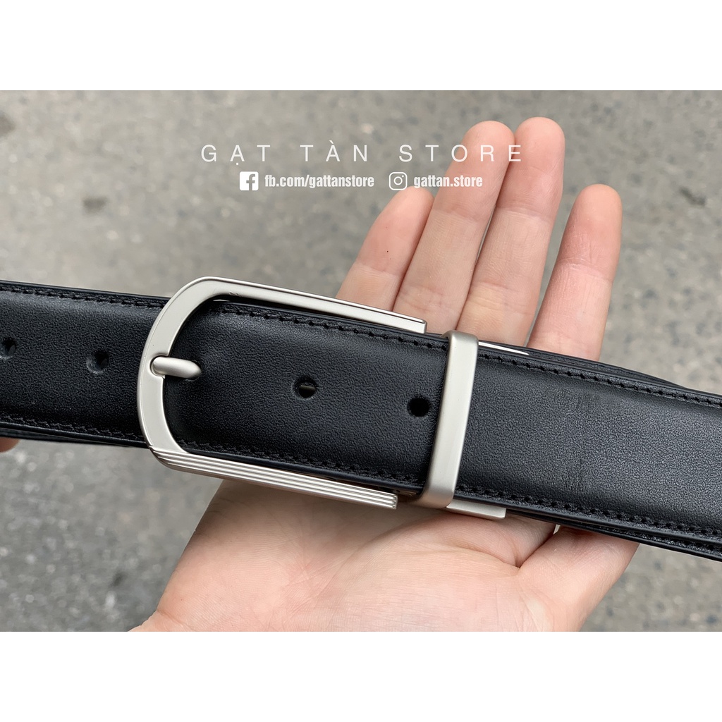 Thắt lưng nam da bò nguyên miếng - Dây nịt da nam cao cấp Gạt Tàn Store