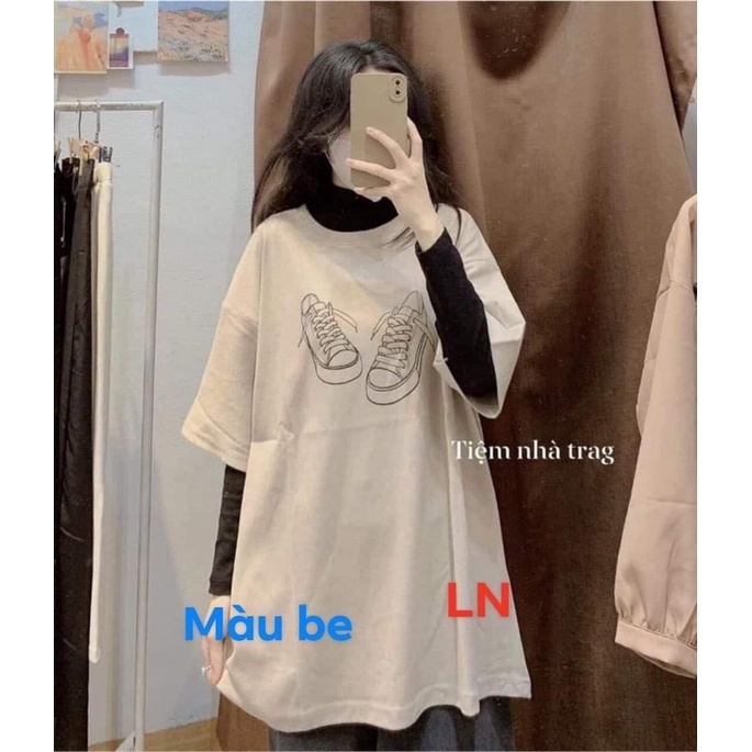 Áo phông vẽ đôi giày DA6