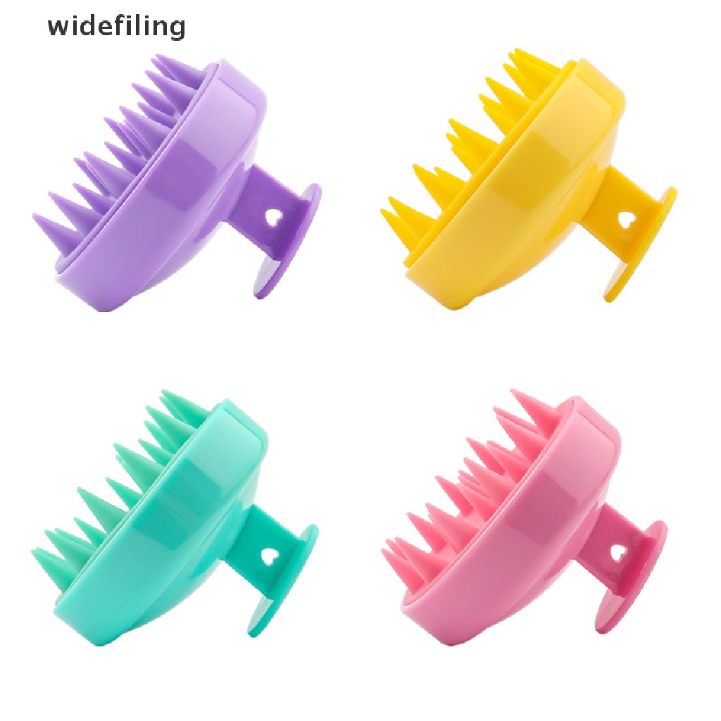 Bàn Chải Mát Xa Da Đầu Bằng silicone Dành Cho Người Lớn Và Trẻ Em