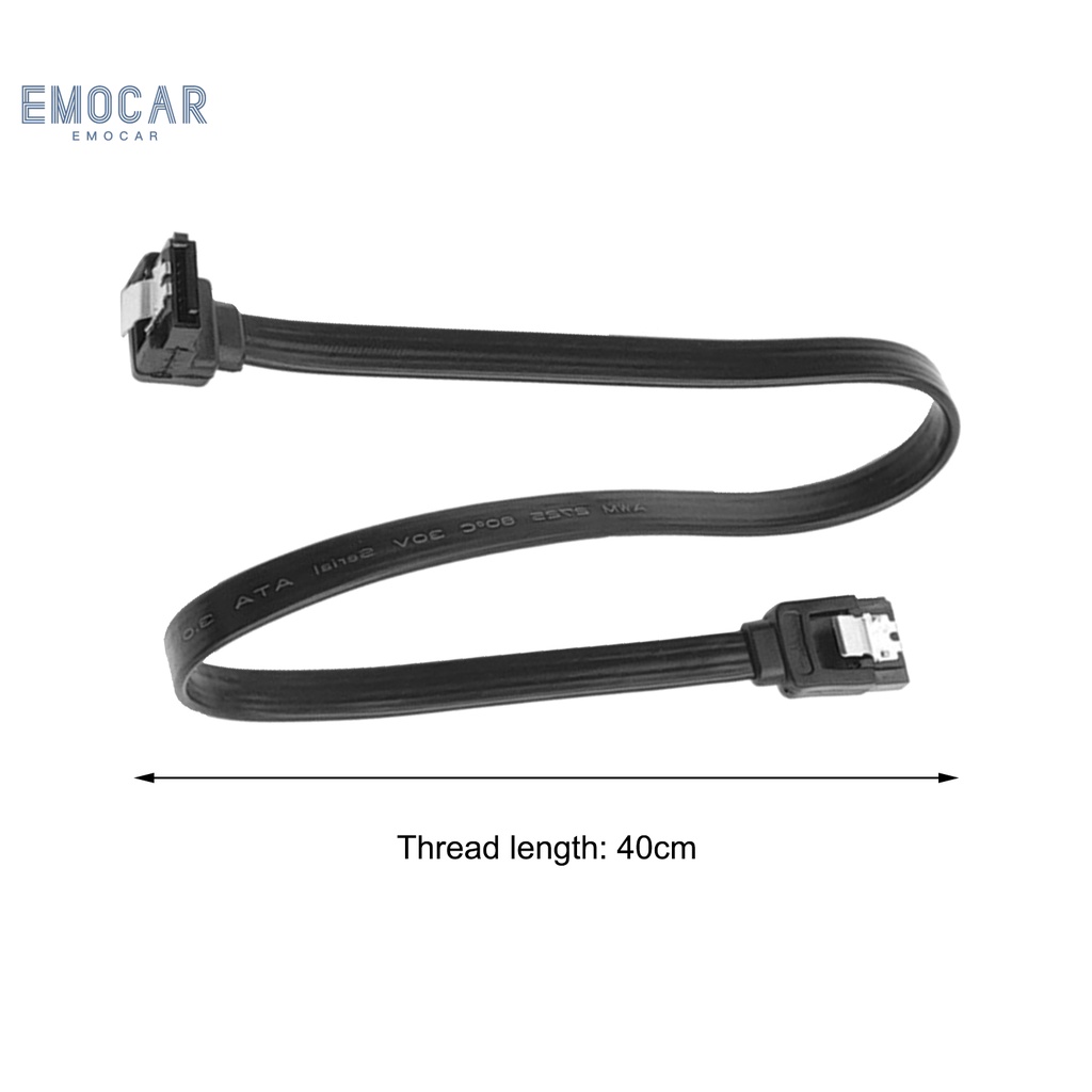 Cáp Chuyển Đổi Dữ Liệu Ổ Cứng Emocar Siêu Nhẹ 90 Độ Sata3.0 Chống Nhiễu Cho Ssd | BigBuy360 - bigbuy360.vn