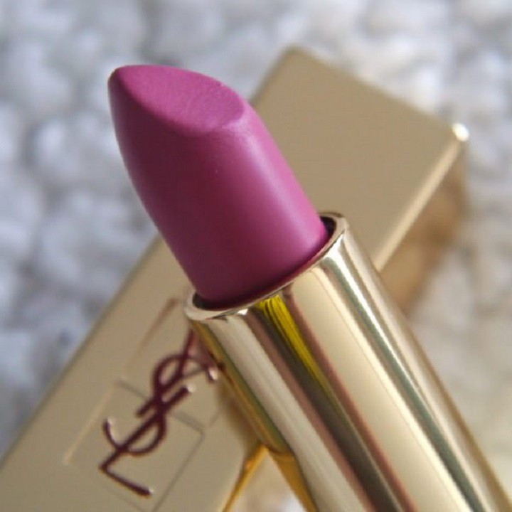 Son YSL rouge pur couture màu 207 Rose Perfecto Hồng cánh sen