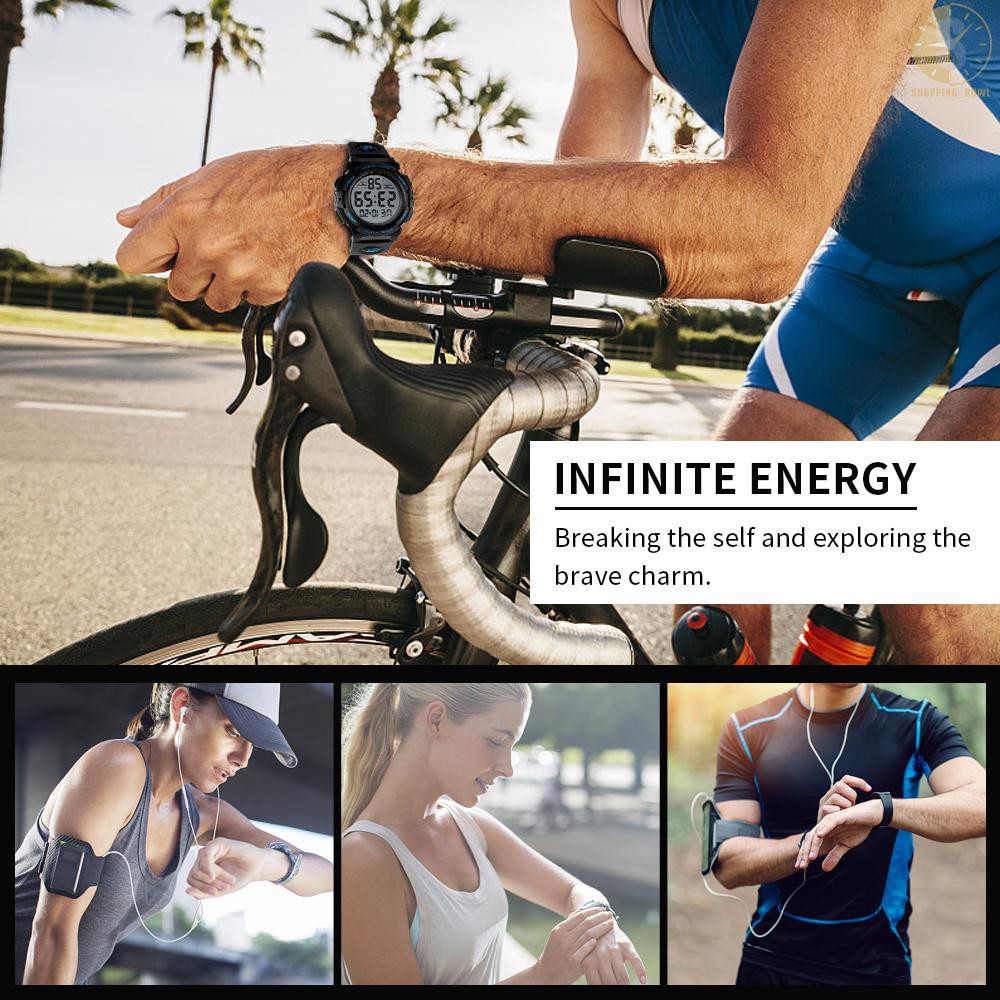 Đồng Hồ Điện Tử Màn Hình Dạ Quang Đa Năng Chống Thấm Nước Kiểu Dáng Thể Thao Cho Bé | BigBuy360 - bigbuy360.vn