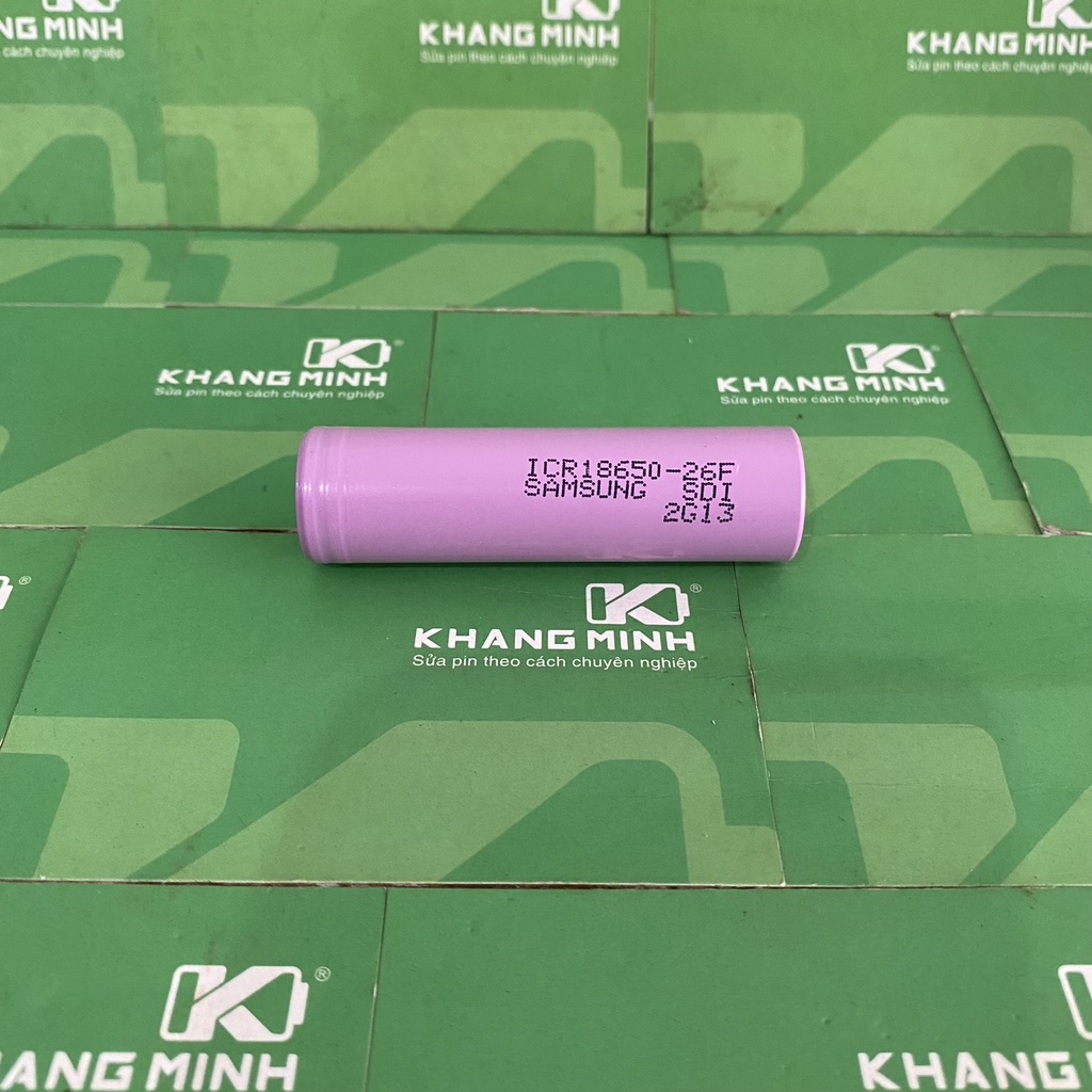 Pin Samsung 26F 2600mAh xả 3A chính hãng tháo khối, dùng cho pin laptop, sạc dự phòng