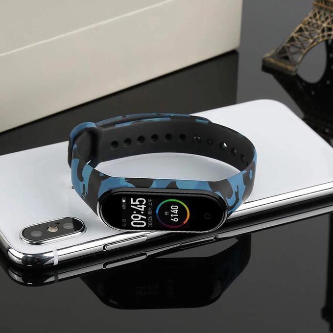 Sale 70% Dây silicon rằn ri quân đội đeo tay thay thế cho đồng hồ Xiaomi Mi Band 4, Giá gốc 93,000 đ - 88B42