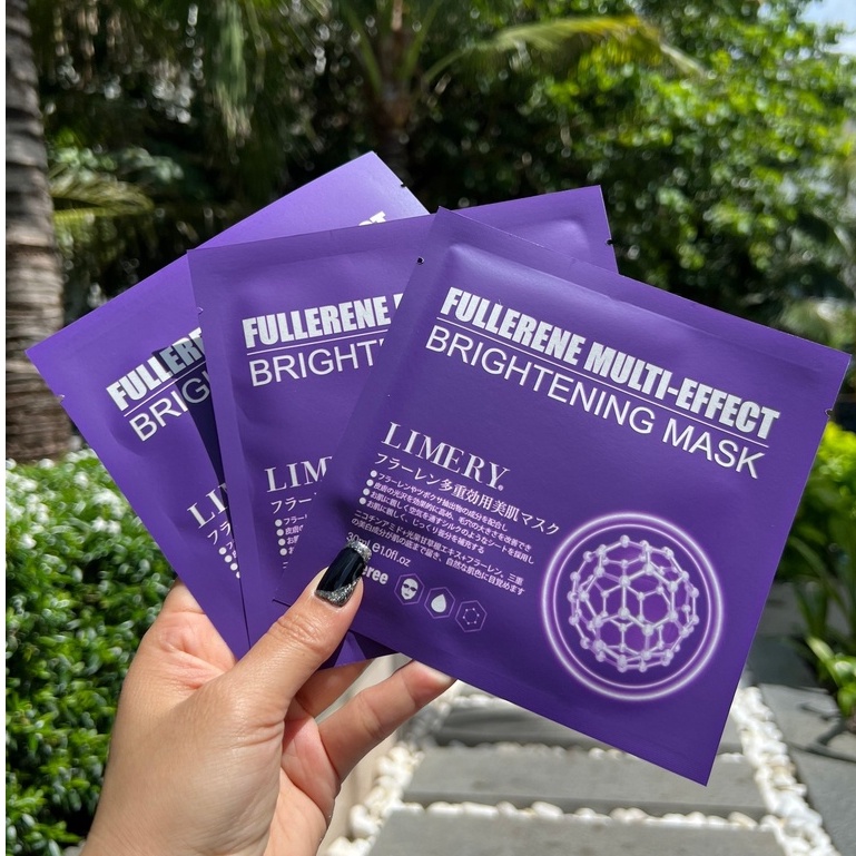 Mặt Nạ Giấy C60 Limery Fullerene Multi Effect Brightening Mask Hộp 30 Miếng