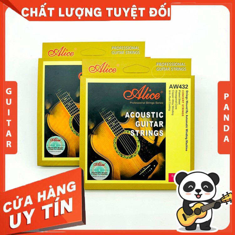 Dây Đàn Guitar Acoustic Alice 436 (Alice AW436), Alice 432 (Alice AW432), Alice 406 (Alice A406)