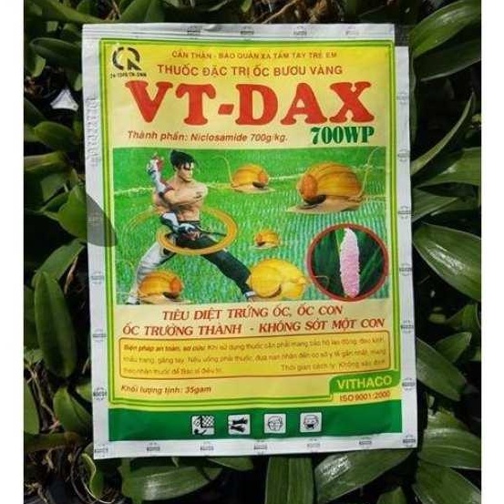 Thuốc diệt ốc bươu vàng dạng phun xịt VT-Dax 700wp gói 35g